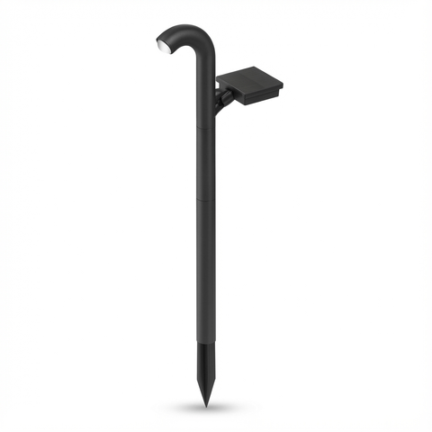 ArcGlow Solar | Lampa Ogrodowa LED | Ciepłe Światło Bezprzewodowe