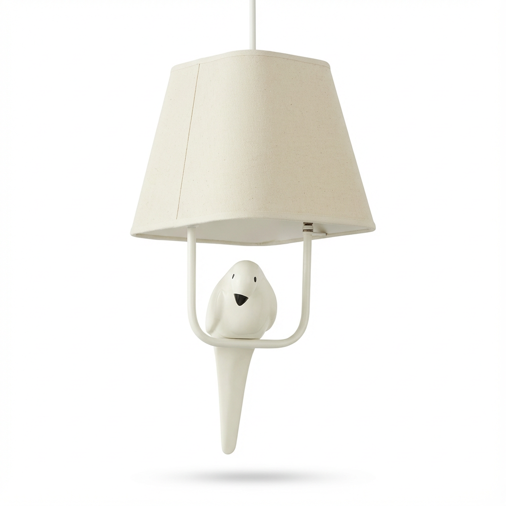 Lampa Ava | Lampa Wisząca Dekoracyjna | Ceramiczny Akcent z Motywem Ptaka