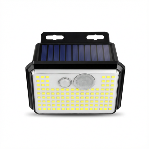 Lampa SolarNova | Lampa ścienna z panelem solarnym | Wodoodporna IP65