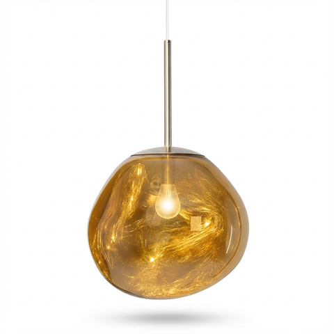 Lampa wisząca Lumo | Designerskie oświetlenie sufitowe | Szkło artystyczne