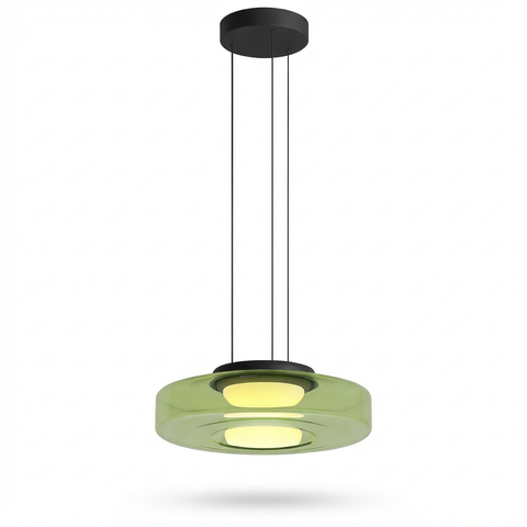 Lampa Circo | Lampa wisząca LED | Szklany klosz o geometrycznej formie