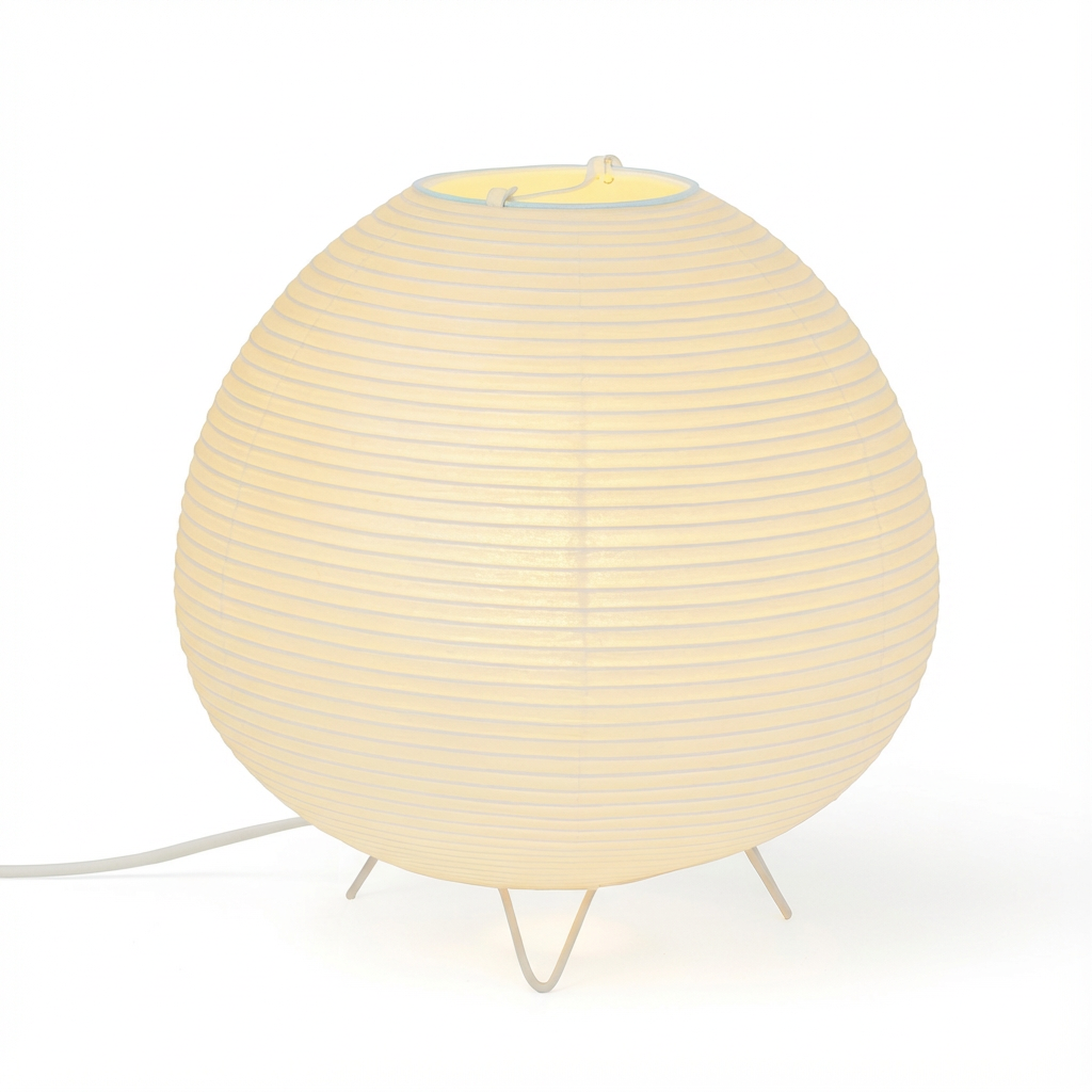 Lampa Stołowa Kumo | Japońska Lampa Papierowa | Styl Wabi-Sabi i Japandi