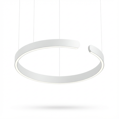 Lampa Wisząca Circa | Nowoczesna Lampa Sufitowa LED | Okrągła Forma z Metalu