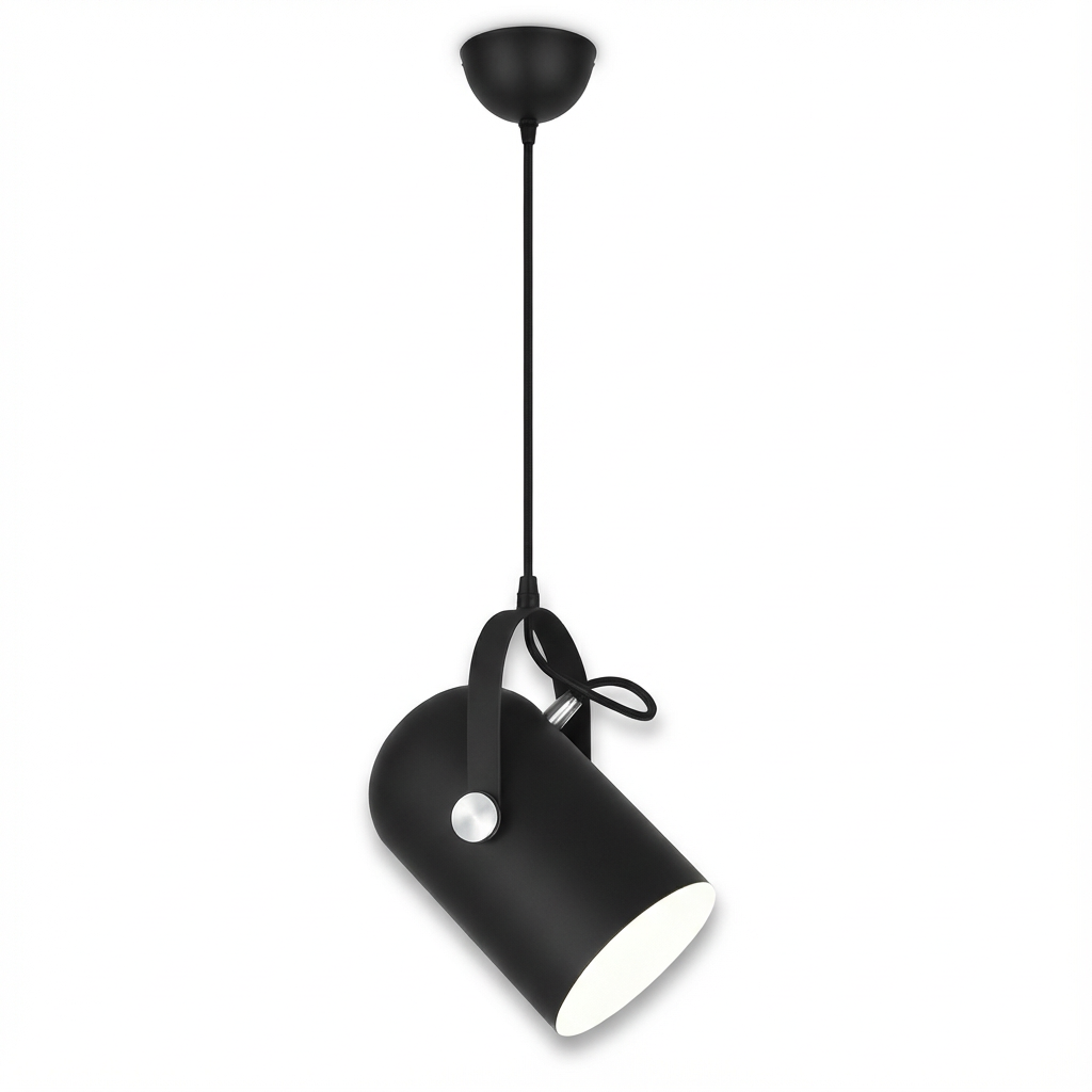 Lampa Wisząca Hemme | Oświetlenie Sufitowe | Regulowany Metalowy Klosz