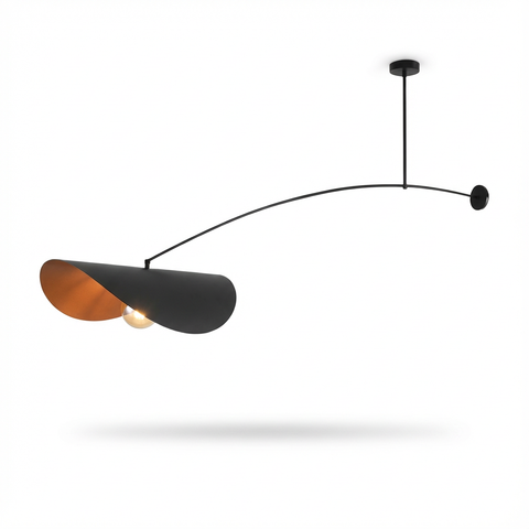 Lampa Wisząca Mobila | Designerska Lampa Sufitowa | Rzeźbiarska Forma Asymetryczna