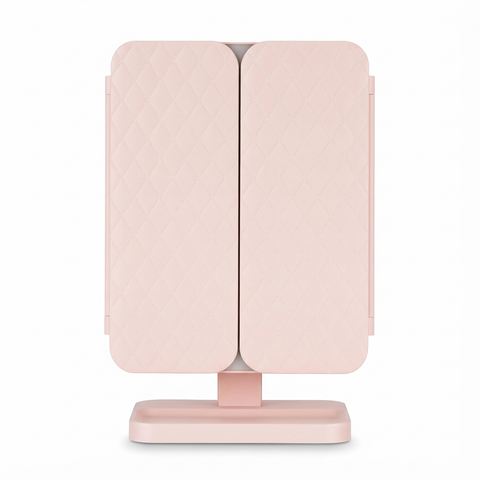 Lusterko Clara | Lusterko Kosmetyczne z Oświetleniem LED | Składane Lustro Potrójne