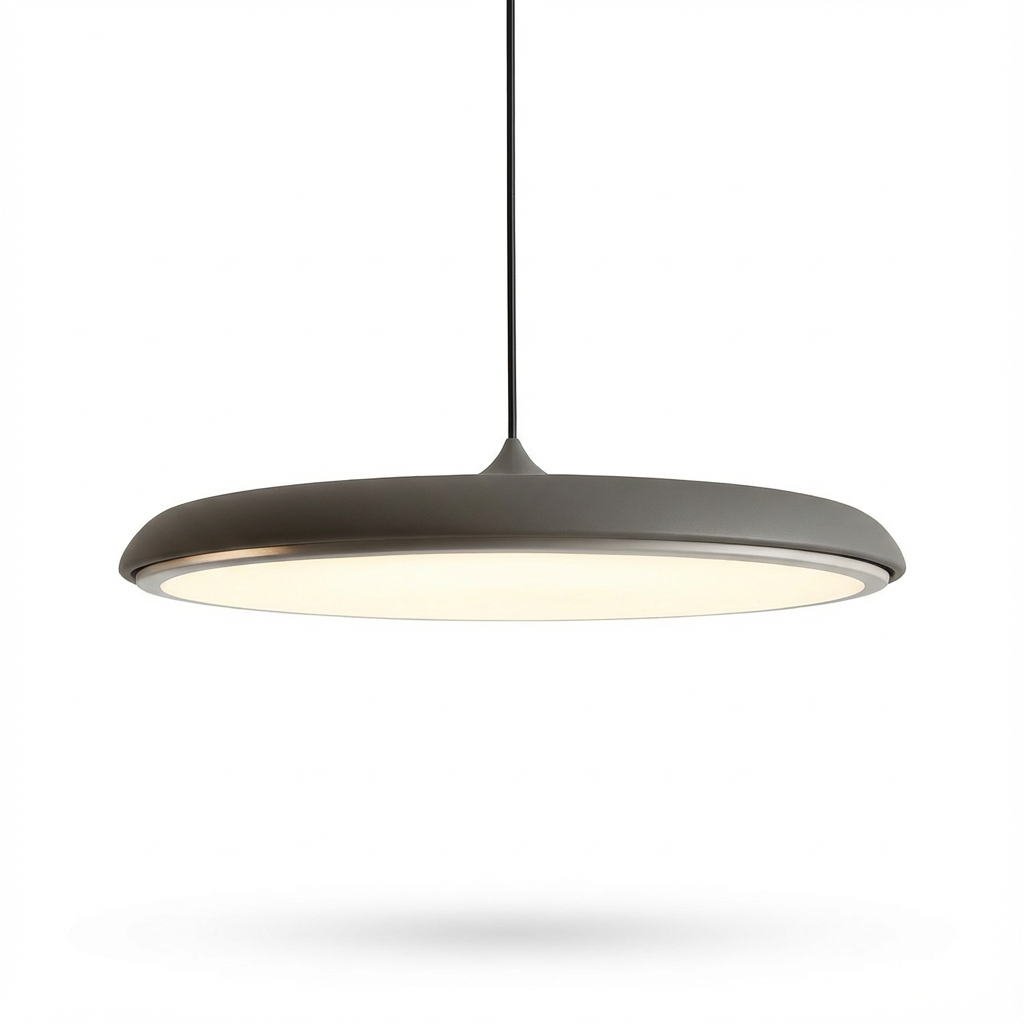Lampa wisząca Haloé | Oświetlenie nad stół | Matowy metal