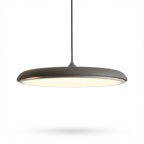 Lampa wisząca Haloé | Oświetlenie nad stół | Matowy metal