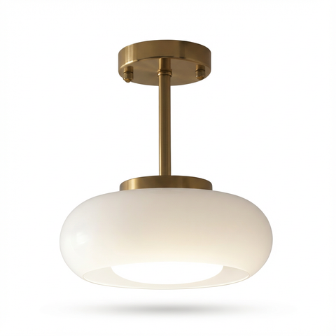 La Mémoire | Lampa sufitowa dekoracyjna | Szkło i żelazo w stylu vintage modern