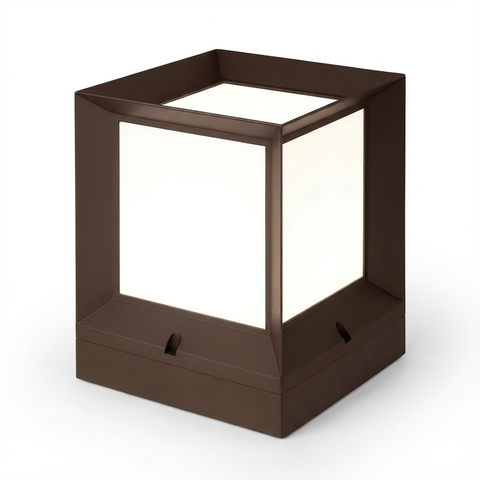Lampa Cubo | Lampa ogrodowa słupkowa | Oświetlenie LED na cokół zewnętrzny
