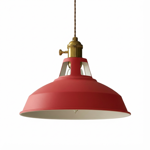 Lampa IronGlow | Lampa Wisząca Industrialna | Metalowy Klosz Retro