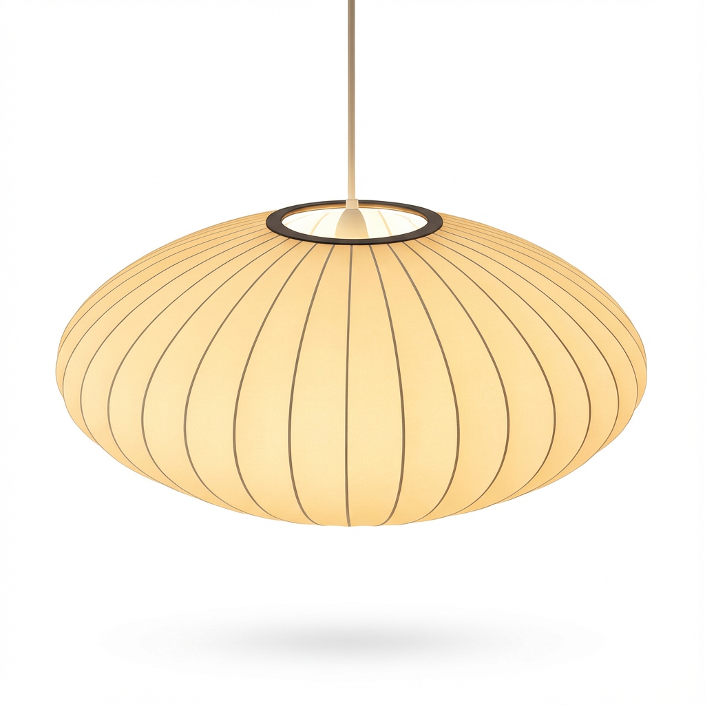 Rayon de Lumière | Lampa wisząca dekoracyjna | Jedwabna powłoka i regulacja światła
