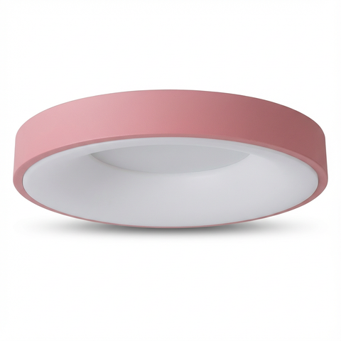 Plafon Rosetta | Lampa LED Sufitowa | Pastelowa Okrągła Forma