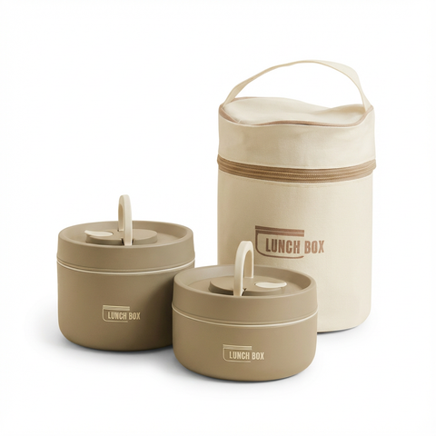 Zestaw MealKeeper | Lunchbox Termiczny | Stal Nierdzewna z Uszczelką Silikonową