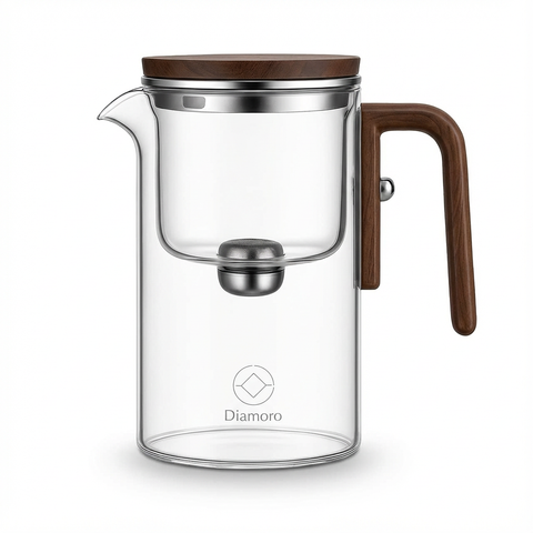 Zaparzacz Vellor | Dzbanek do Herbaty | Szkło Borokrzemowe z Separatorem