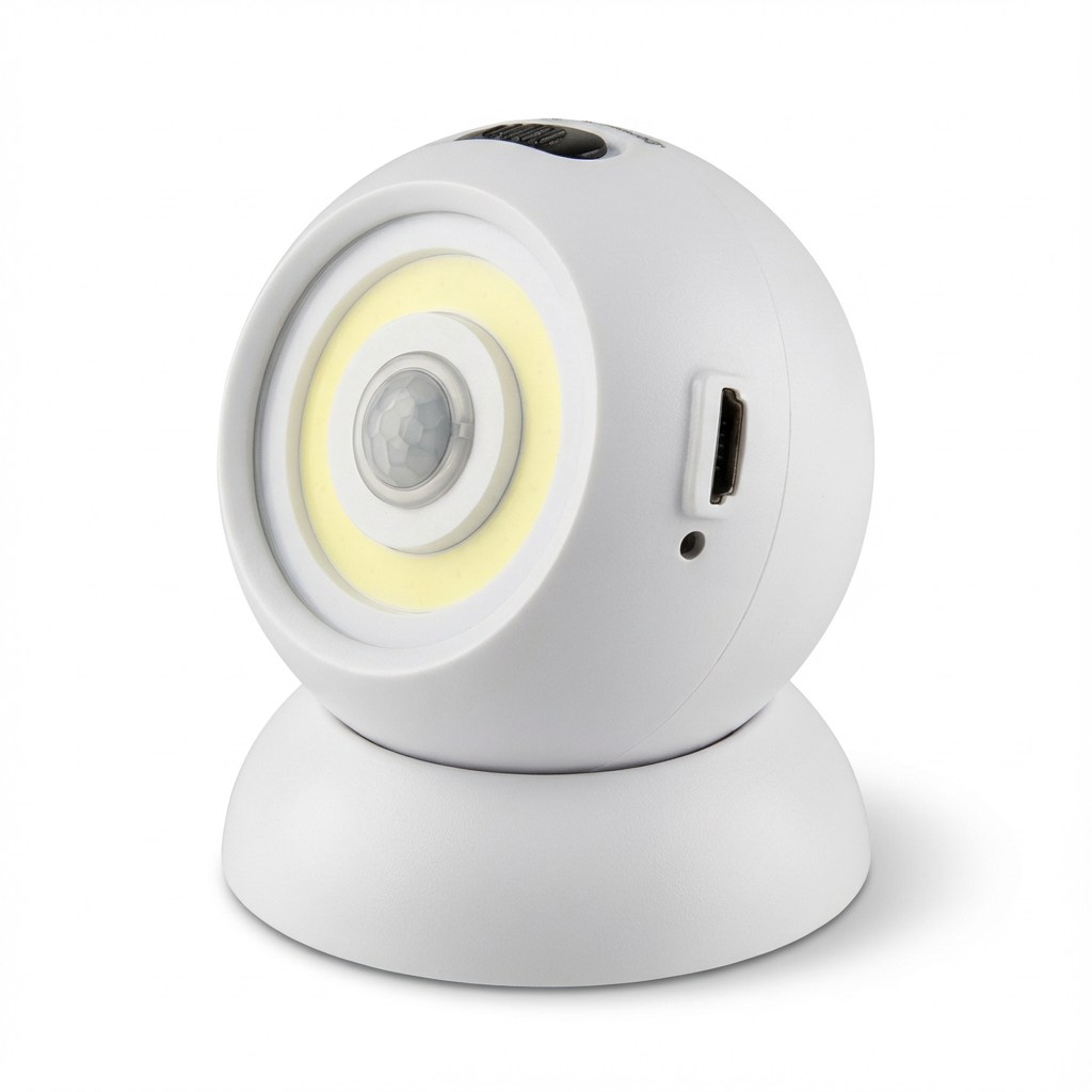 Lampa Glovo | Lampka z Czujnikiem Ruchu | Montaż Bezprzewodowy USB
