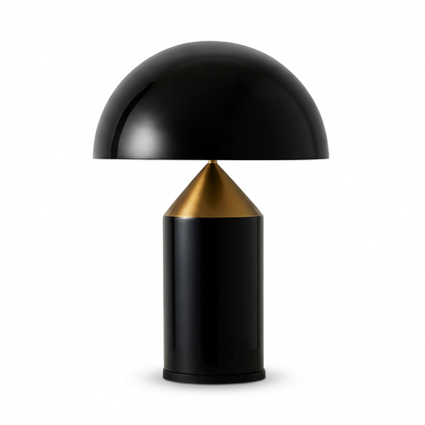 Lampa stołowa Noma | Oświetlenie geometryczne | Metal malowany na wysoki połysk