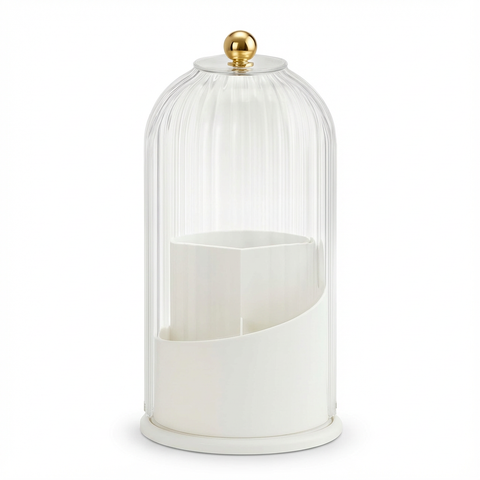 Verra | Organizer na Pędzle do Makijażu | Obrotowy z Osłoną