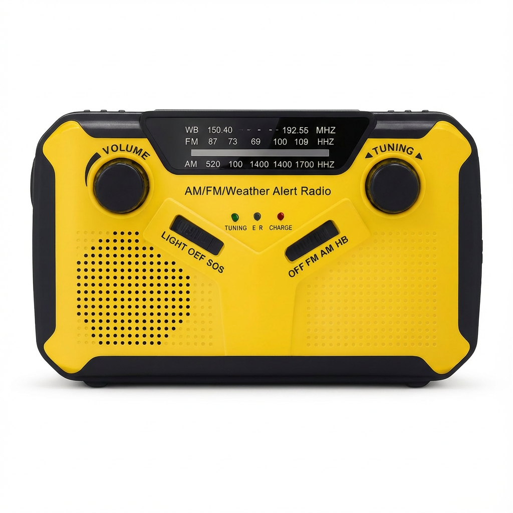 Radio Alarmowe Nirox | Radio z Alertami Pogodowymi | AM/FM/WB z Funkcją SOS
