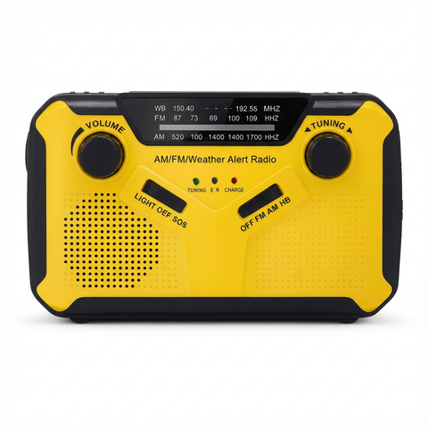Radio Alarmowe Nirox | Radio z Alertami Pogodowymi | AM/FM/WB z Funkcją SOS