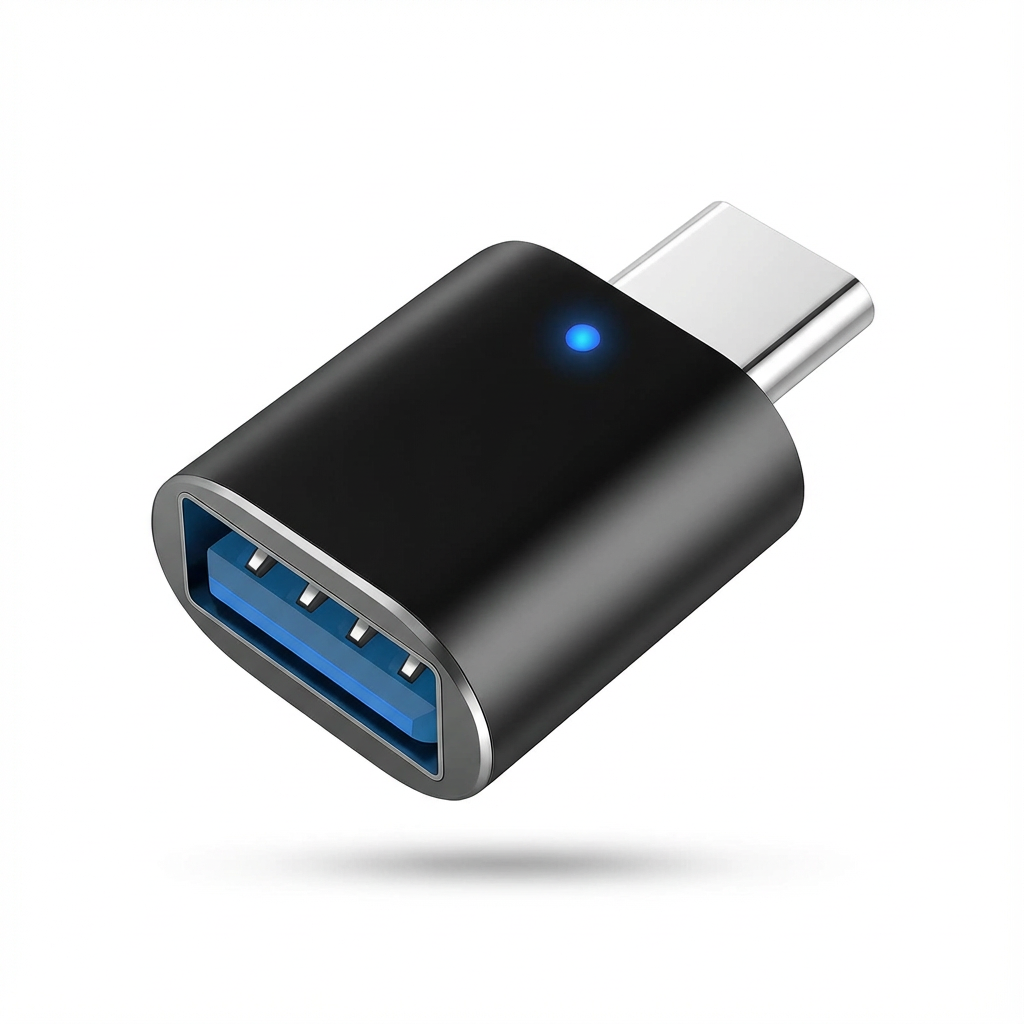 Adapter OTG Type-C | USB 3.0 i iOS | Złącze Mobilne do Ładowania i Transferu