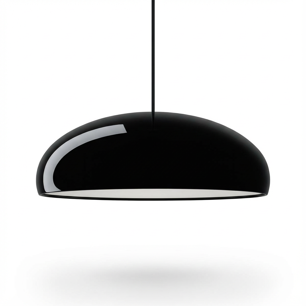 Lampa Luno | Nowoczesna lampa wisząca | Metalowy klosz lakierowany