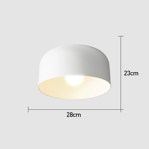 IronGlow | Lampa Sufitowa Natynkowa | Minimalistyczna Forma | Żelazna Konstrukcja