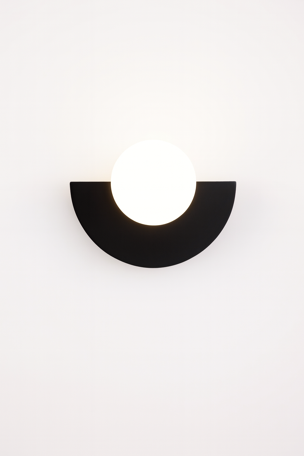 Kinkiet Luna | Nowoczesna Lampa Ścienna | Geometryczna Forma z Kulą