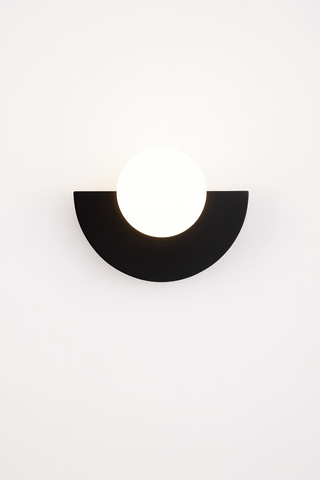 Kinkiet Luna | Nowoczesna Lampa Ścienna | Geometryczna Forma z Kulą