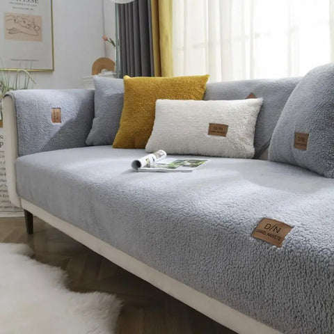 Pokrowiec Sofiero | Pokrowiec na Sofę Teddy Fleece | Miękka Ochrona i Dekoracja