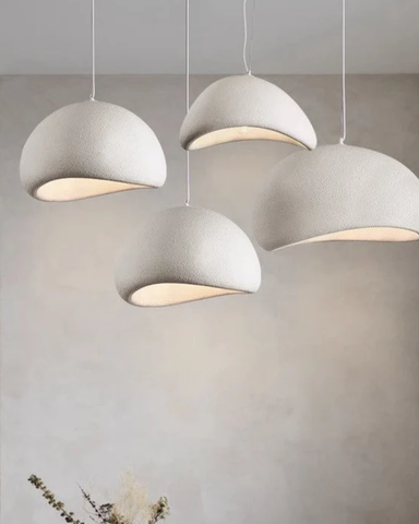 L’Éclat Lumière Éternelle | Lampa wisząca nowoczesna | Lekka forma z tworzywa