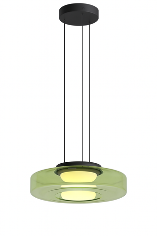 Lampa Circo | Lampa wisząca LED | Szklany klosz o geometrycznej formie