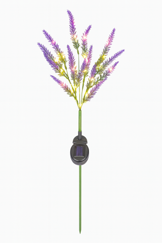 Lampa Lavenderis | Lampa solarna ogrodowa | Oświetlenie LED w formie lawendy