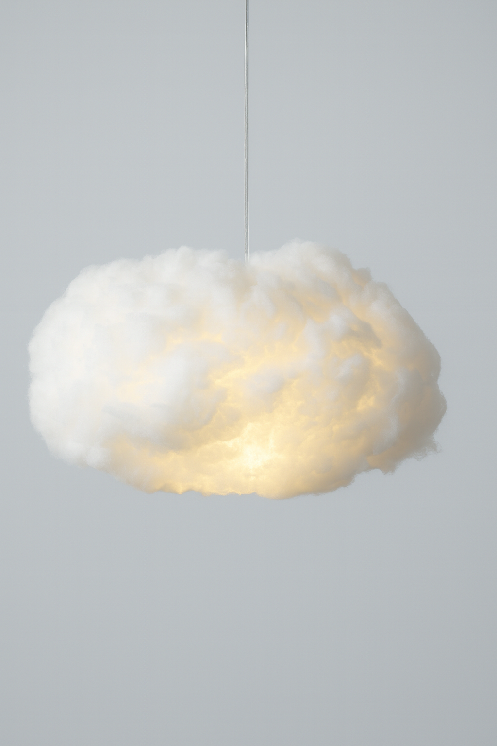 Lampa Nuvio | Lampa wisząca dekoracyjna | Efekt chmury z podświetleniem LED