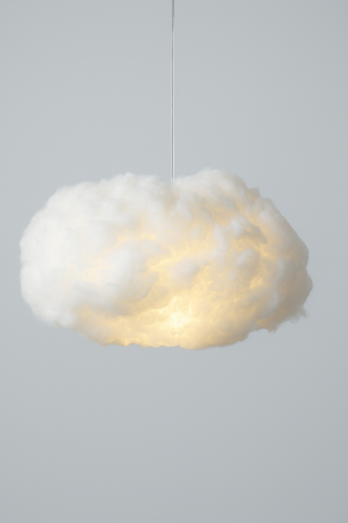 Lampa Nuvio | Lampa wisząca dekoracyjna | Efekt chmury z podświetleniem LED