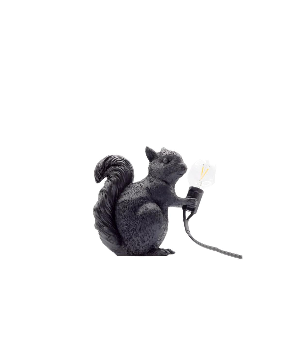 Lampa Squirrel | Lampka dekoracyjna LED | Figurka wiewiórki z żarówką
