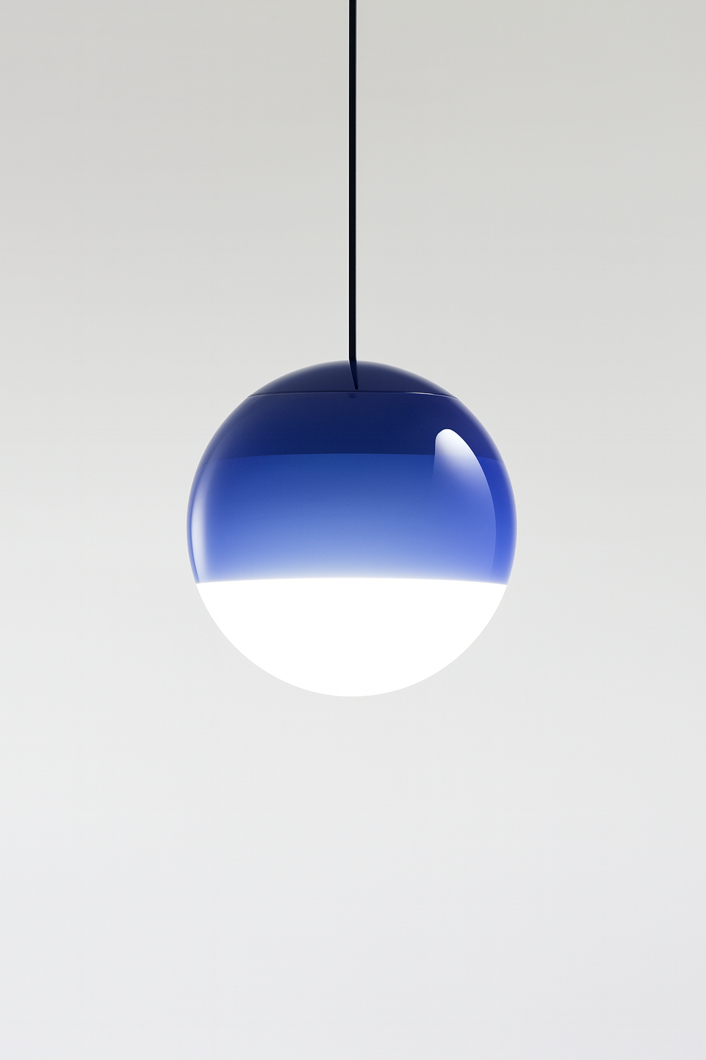 Lampa Wisząca Auro | Szklana Lampa Kula | Gradientowy Efekt Światła