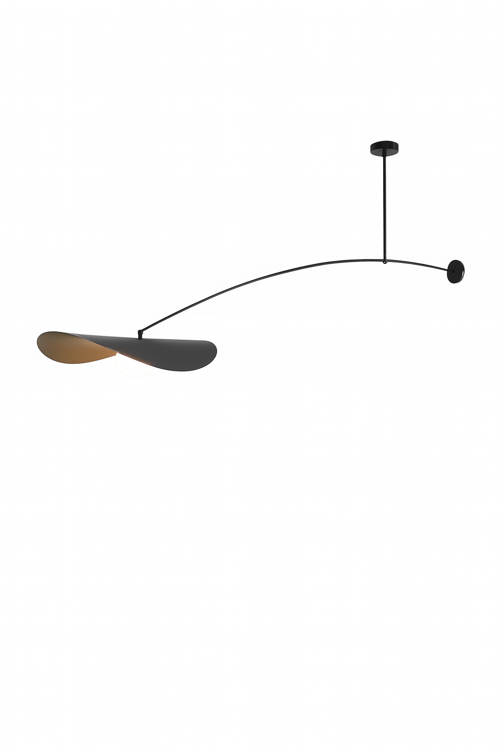 Lampa Wisząca Mobila | Designerska Lampa Sufitowa | Rzeźbiarska Forma Asymetryczna