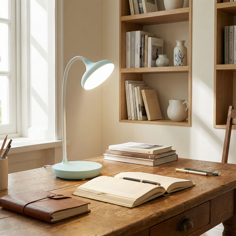 Lampka Biurkowa LED | Elastyczne Ramię | Dotykowe Sterowanie