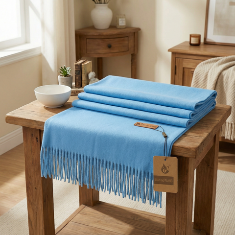 Szalik Krysta | Szal Zimowy Damski | Czysty Kaszmir