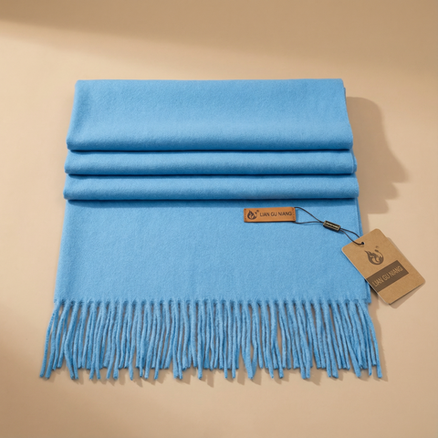 Szalik Krysta | Szal Zimowy Damski | Czysty Kaszmir