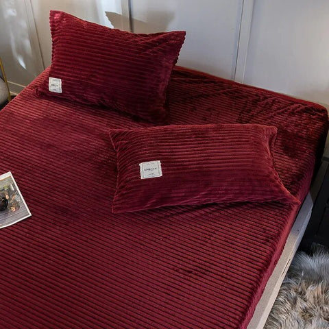 Velvet WarmNest Pościel | Zimowa Luksusowa Poszwa | Ciepła & Miękka Flanelowa Tkanina