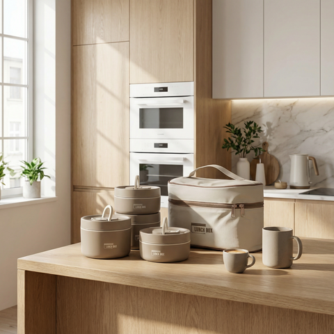 Zestaw MealKeeper | Lunchbox Termiczny | Stal Nierdzewna z Uszczelką Silikonową