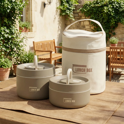 Zestaw MealKeeper | Lunchbox Termiczny | Stal Nierdzewna z Uszczelką Silikonową