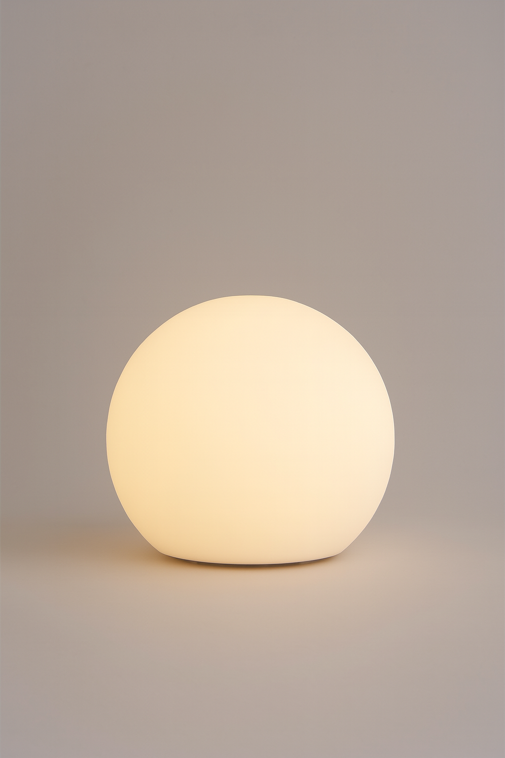 Lunis | Lampa Stołowa Kula | Szkło Matowe