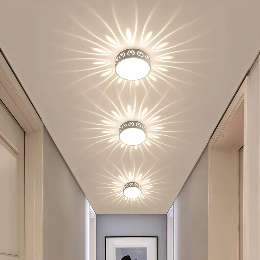 Lampa Sufitowa Lunoval | Nowoczesne Oświetlenie LED | Kryształ i Akryl