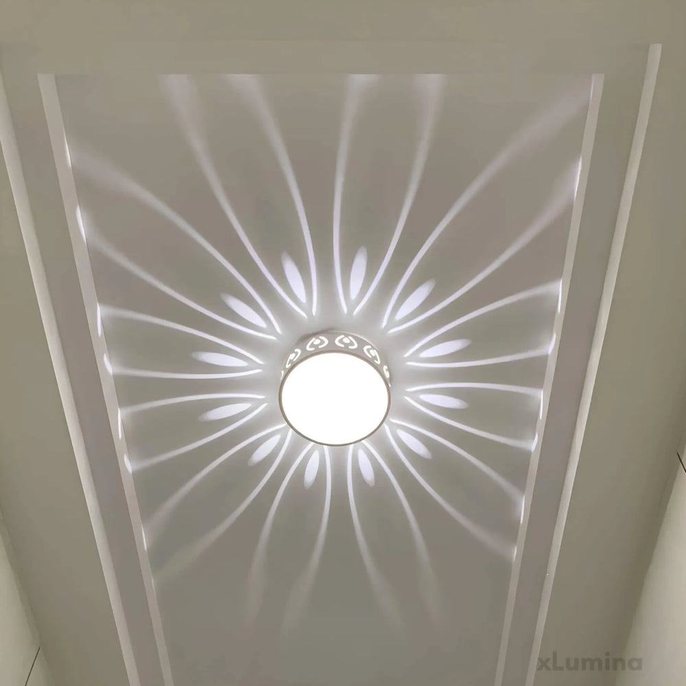 Lampa Sufitowa Lunoval | Nowoczesne Oświetlenie LED | Kryształ i Akryl