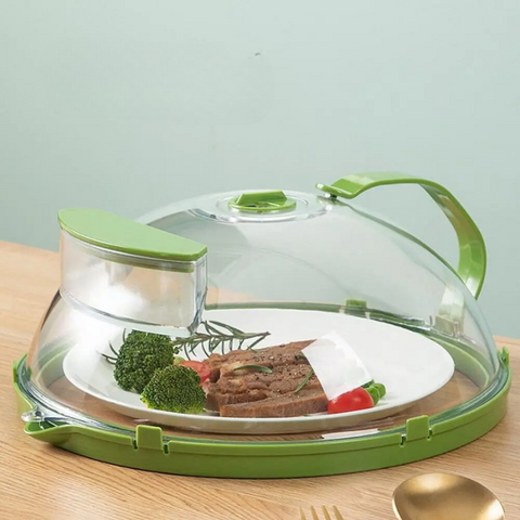 Pokrywka Fretto | Pokrywka do Mikrofalówki | Uchwyt Bezpieczny i Wentylowana Pokrywa