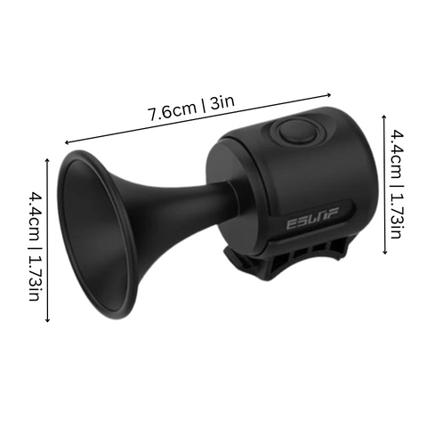 Klakson VeloHorn | Głośny Dzwonek Rowerowy | 120 dB | Wodoodporny ABS