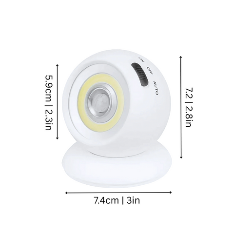 Lampa Glovo | Lampka z Czujnikiem Ruchu | Montaż Bezprzewodowy USB